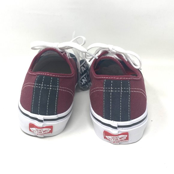 VANS Women’s Black Red Skate Authentic Low Top Canvas Casual Size VN0A5FC8249 - Picture 8 of 9